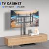 XINLEI Universal Pedestal TV Stand with Bracket for 32"-75" TVs Floor TV Stand w/Cable Management Holds 132lbs Max VESA 600x400mm TS004H view 2