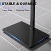 XINLEI Universal Pedestal TV Stand with Bracket for 32"-75" TVs Floor TV Stand w/Cable Management Holds 132lbs Max VESA 600x400mm TS004H view 4