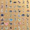 102 Pack Cute Dinosaur Stickers for Kids,Dino Stickers for Stationery,Luggage,Teaching Rewards,Dinosaur Party Favors Vinyl Waterproof Sticker for Water Bottles,Laptop view 2