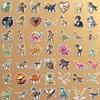102 Pack Cute Dinosaur Stickers for Kids,Dino Stickers for Stationery,Luggage,Teaching Rewards,Dinosaur Party Favors Vinyl Waterproof Sticker for Water Bottles,Laptop view 3