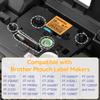 18mm Label Tape Orange Replace for Brother TZe-B41 3/4" (0.7") TZe TZ Tape Laminated 18mm Compatible with Brother P Touch PTD400 PTD410 PTD600 PT2730, TZeB41 Black on Fluorescent Orange view 2