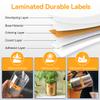 18mm Label Tape Orange Replace for Brother TZe-B41 3/4" (0.7") TZe TZ Tape Laminated 18mm Compatible with Brother P Touch PTD400 PTD410 PTD600 PT2730, TZeB41 Black on Fluorescent Orange view 4