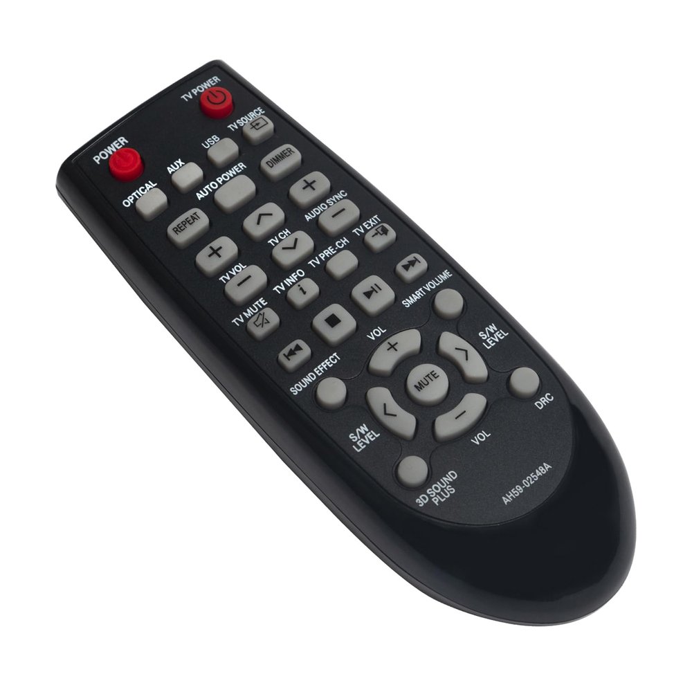 AH59-02548A Replace Remote Control Compatible with Samsung Crystal Surround Air Track HW-F350 HW-F355 HW-F350/ZA HW-F355/ZA HW-F350ZA HW-F355ZA HWF350ZA HWF355ZA Active Speaker System
