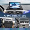 4+64G Car Radio for BMW X3 E83 2004 2005-2012 - Wireless Carplay & Android Auto - 9 Inch Touchscreen Radio with 32 EQ DSP, WiFi, GPS, Split Screen + AHD Rear View Camera view 2
