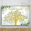 Pnylzzyxh Family Reunion Golden Family Tree Backdrop 15x8ft, Gold Glitter, Vinyl view 1