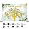 Pnylzzyxh Family Reunion Golden Family Tree Backdrop 15x8ft, Gold Glitter, Vinyl view 4