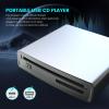 Car CD Player External Universal CD Player with USB Cable Plugs into Car USB Port, Laptop, TV, Mac,Computer view 2