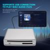 Car CD Player External Universal CD Player with USB Cable Plugs into Car USB Port, Laptop, TV, Mac,Computer view 4