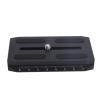 Tripod Head Quick Release Plate, Thickened Silicone Pad Stabilizer Quick Release Plate Scale 1/4 Inch Threaded Hole for view 1