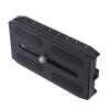 Tripod Head Quick Release Plate, Thickened Silicone Pad Stabilizer Quick Release Plate Scale 1/4 Inch Threaded Hole for view 2