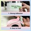 3 Rolls Label Maker Tape, 14x40mm Label Printer Paper, Self-Adhesive Thermal Labels Paper Tape, Labels Stickers Compatible with HP2 HP3 HP4 HP6 Suitable for Gift, Home, School, Office - Mixed Color view 3