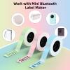 3 Rolls Label Maker Tape, 14x40mm Label Printer Paper, Self-Adhesive Thermal Labels Paper Tape, Labels Stickers Compatible with HP2 HP3 HP4 HP6 Suitable for Gift, Home, School, Office - Mixed Color view 4