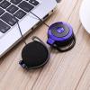 S-520 Ear Hook Headphones - Wired Clip-, 3.5mm Earbuds, Blue, Adult Sports Earphones view 3