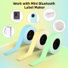 3 Rolls Label Maker Tape, 15x7mm Label Printer Paper, Self-Adhesive Thermal Labels Paper Tape, Labels Stickers Compatible with HP2 HP3 HP4 HP6 Suitable for Gift, Home, School, Office - Mixed Color  view 3