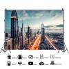 10x6.5ft Modern City Landscape Backdrop Night Scenery Skyscraper Downtown Landscape Photography Background City Theme Decorations Kids Adults Outdoor Portraits Photo Studio Props view 2