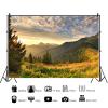 10x8ft Mountain Landscape Backdrop Nature Scenery Sunset Mountains Green Trees Forest Photography Background Camping Theme Decorations Kids Adults Outdoor Portraits Photo Studio Props view 2