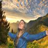 10x8ft Mountain Landscape Backdrop Nature Scenery Sunset Mountains Green Trees Forest Photography Background Camping Theme Decorations Kids Adults Outdoor Portraits Photo Studio Props view 3