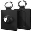 2 Pack Key Card Holder for Tesla & AirTag Case Compatible with Tesla Model 3 Y S X Key Cards Accessories Soft Silicone Protective Case Cover Scratch-Resistant Easy to Install (1 Black) view 1