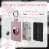 2 Pack Card Holder Case for AirTag & Tesla Key Card Compatible with Tesla Model 3 Y S X Key Cards Accessories Soft Silicone Protective Case Cover Scratch-Resistant Easy to Install (2 Pink) view 4