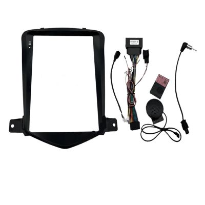 BINGLEI Car InteriorRadio Panel 9.7 Inch Fit for Chevrolet Cruze 2009-2014 Tesla Style Car Radio Fascia Head Unit Panel Player Andriod MP5 Frame Install Trim Kit Decoration,Radio Panel