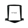 BINGLEI Car InteriorRadio Panel 9.7 Inch Fit for Chevrolet Cruze 2009-2014 Tesla Style Car Radio Fascia Head Unit Panel Player Andriod MP5 Frame Install Trim Kit Decoration,Radio Panel view 2