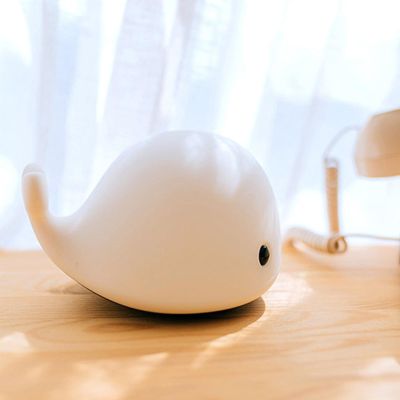 Kids' Night Light, Cute Whale Design, 7-Color LED, with Touch Sensor, Suitable for Children's bedrooms, Toddlers, Nurseries, Desktop Decorations, and Children's Birthday Gifts (Whale Shape)