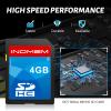 INDMEM SD Card 4GB, 8 Packs Class 4 4GB Flash Memory Card MLC Standard Secure Digital Cards Camera Card view 2