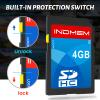INDMEM SD Card 4GB, 8 Packs Class 4 4GB Flash Memory Card MLC Standard Secure Digital Cards Camera Card view 3