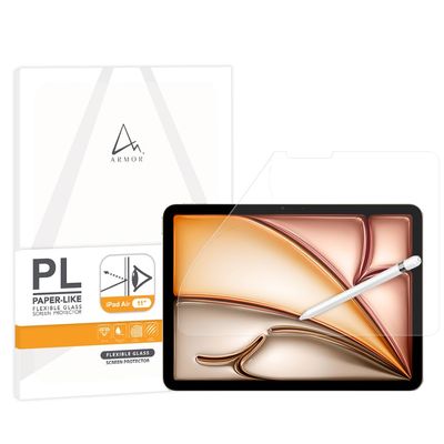 Armor Flexible Glass Paper Texture Feel Screen Protector for iPad Air 11" (2024,M2), Anti-Glare with Blue Light Filter