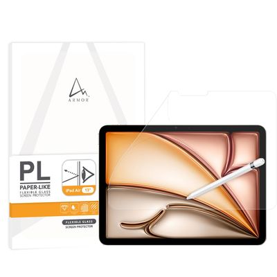 Armor Flexible Glass Paper Texture Feel Screen Protector for iPad Air 13" (2024,M2), Anti-Glare with Blue Light Filter