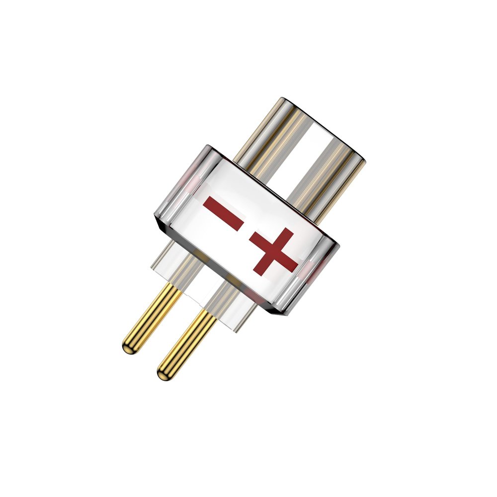 Tirstrup Female 0.78 2 Pin Male Earphone Adapter to Earphones Earsets for SHUOER CONDUCTOR/SINGER/SOLOIST/EJ07/TAPE PRO/SHOZY (Transparent)