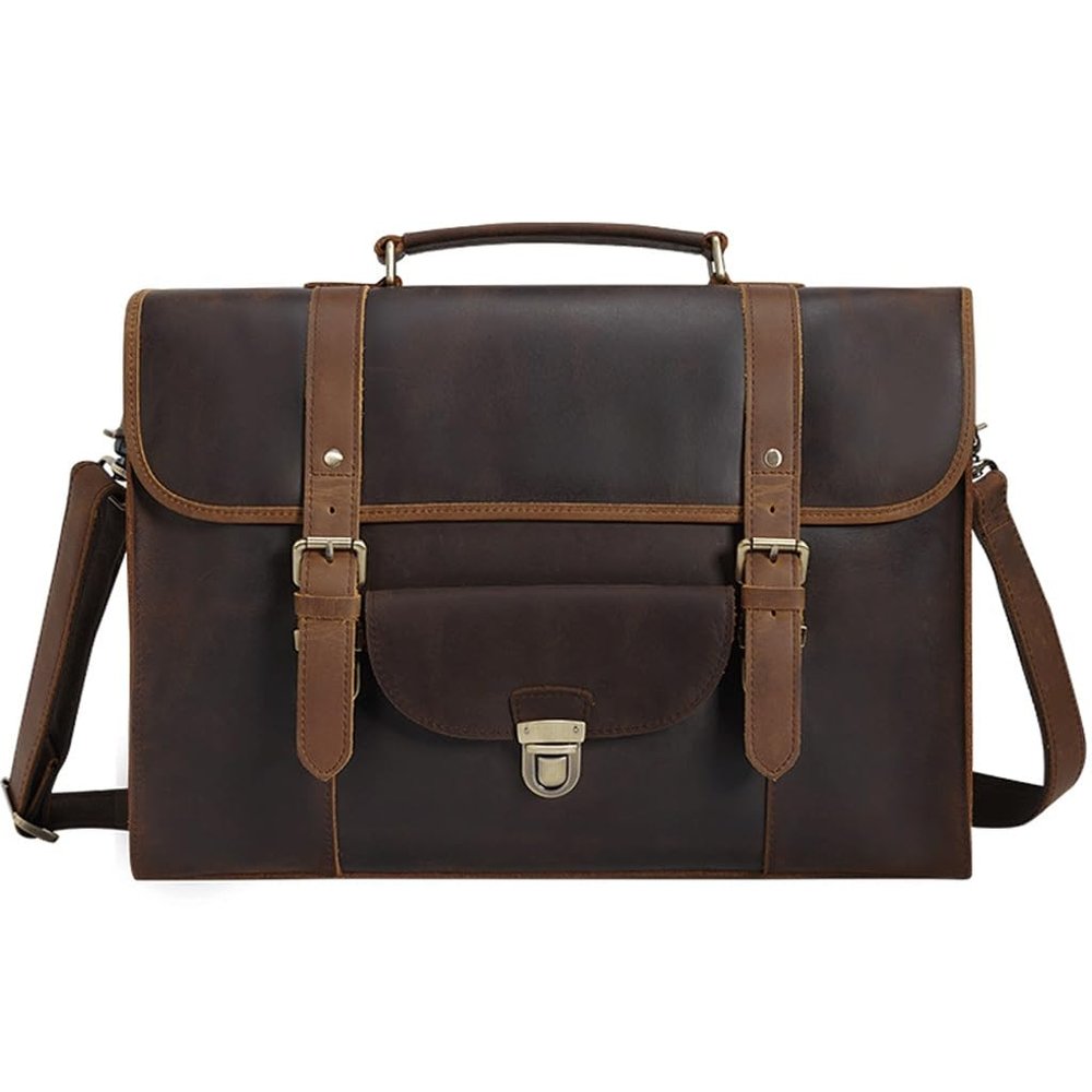 ZUIAI Briefcase Briefcase Business Laptop Bag Commuter Shoulder Crossbody Bag