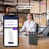 AI Smart Recorder with Simultaneous Interpretation & Real-timeTranscription,64GB AI Speech Processor Powered by ChatGPT with App Control for Business/Education/Interviews (Black) view 2
