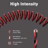 HiFind 12/2 Gauge 30 FT Red Black Hookup Electrical Wire Cable LED Strips Extension Cord 12V/24V DC, 12AWG Flexible Speaker Wire Cable for Car Audio, Home Theater, LED Ribbon Lamp Tape Lighting view 2