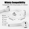 [9 Pack] Magnetic Cable Clips,Easy to Adjust Cables or Wires,Enhanced Adhesive Wire Holder Keeper Organizer,Desk Cable Management, NIRXUBLA Cable clips for office,car,kitchen,workspace,Bedroom (White) view 3