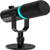 FEELWORLD PM1 XLR/USB Dynamic Microphone for Podcasting Recording Gaming Live Streaming with Vocal Voice-Over, Studio Metal Mic, RGB Light, Mute Button, Headphones Jack, Cardioid Polar Pattern view 1