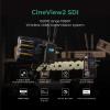 ACCSOON CineView 2 SDI Wireless Video Transmission System Transmitter&Receiver 2.4+5Ghz for Live Streaming 1080p 60fps 0.05s Latency 1500ft Range up to 4 Devices Monitoring view 2