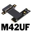 JMT M.2 NVME to PCIE4.0 x4 Signal Extension Cable 64Gbps GEN4 Compatible with 2230 2242 2260 2280 NVMe SSD (M42UF 15CM) view 2