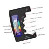 Digital Battery Cap y Gauge Tester Universal,D C N AAA AA 9V 1.5V Button Cell Analyzer can be Used to Check Carbon,zinc,Rechargeable Batteries (Black) view 2