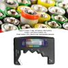 Digital Battery Cap y Gauge Tester Universal,D C N AAA AA 9V 1.5V Button Cell Analyzer can be Used to Check Carbon,zinc,Rechargeable Batteries (Black) view 4