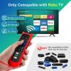 (2+2 Packs) Replacement for Roku TV Remote with Silicone Cover, Universal Remote for TCL/Hisense/Onn/Westinghouse/Philips Roku Smart TVs (Not for Roku Stick/Box) view 2