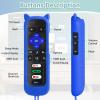 (2+2 Packs) Replacement for Roku TV Remote with Silicone Cover, Universal Remote for TCL/Hisense/Onn/Westinghouse/Philips Roku Smart TVs (Not for Roku Stick/Box) view 4