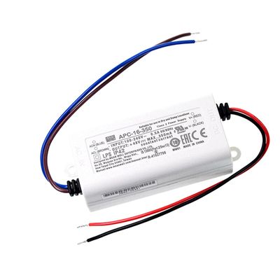 DineDeck APC-16-350 16.8W 36V 350mA Constant Current LED Driver Power Supply - IP42, Class 2, for Signs, Billboards, and LED Displays
