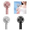 BWANGIAO Handheld Fan Foldable Clip Umbrellas Fan USB Rechargeable 3 Speed Portable Fan Desk Fan Ventilador for Travel view 2