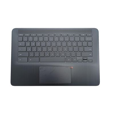 D-KXCPELE Replacement for HP Chromebook 14 G6 CB14G6 CelN4000 15.6" Laptop Upper Case Palmrest Keyboard Touchpad Assembly Part L90459-001