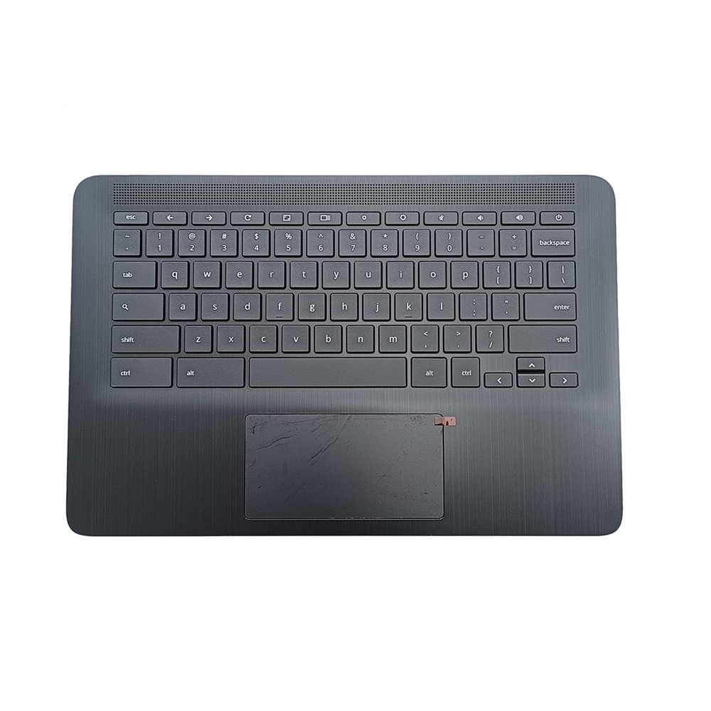 D-KXCPELE Replacement for HP Chromebook 14 G6 CB14G6 CelN4000 15.6" Laptop Upper Case Palmrest Keyboard Touchpad Assembly Part L90459-001