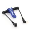 Eonvic 3 Pin Female to 2.5mm Remote Shutter Release Cable for Canon EOS R3 R5C R5 7D 50D 40D 30D 20D 1D (RA 2.5mm to 3pin Female) view 1