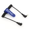 Eonvic 3 Pin Female to 2.5mm Remote Shutter Release Cable for Canon EOS R3 R5C R5 7D 50D 40D 30D 20D 1D (RA 2.5mm to 3pin Female) view 4
