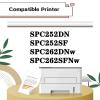 PUCIO 407531 407532 407533 407534 High Capacity Toner Cartridge Compatible for Ricoh SPC252DN SPC252SF SPC262DNw SPC262SFNw Printers 4color view 2