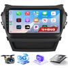 Roinvou 4+64G Android Carplay Stereo for Hyundai Santa Fe IX45 2013-2018, 9" Touch Screen Carplay Android Auto with 32EQ Bluetooth WiFi GPS Navigation Mirror Link 1280 * 720 Resolution view 1